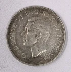 1941 Canada Silver 50 Cents Coin 50c Canadian Half Dollar