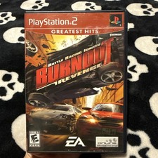 Burnout: Revenge (Sony PlayStation 2, 2005) Greatest Hits - CIB Complete W/ Man.