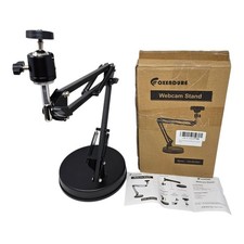 Oxendure OX-WCA01 22" Adjustable Desktop Webcam Stand Weighted Base Black