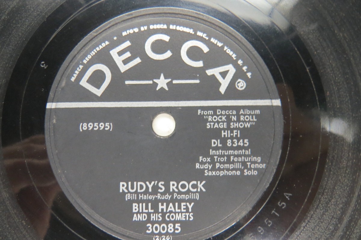 Bill Haley & Comets - DECCA 30085 - Blue Comet Blues & Rudy's Rock