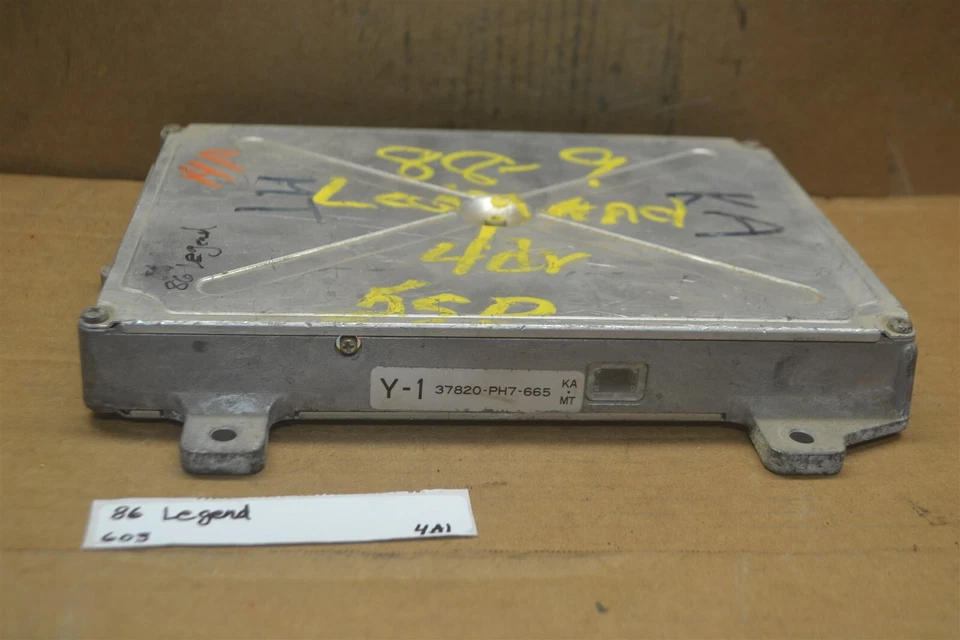 Unidad de control del motor Acura Legend 1986 37820PH7665 ECU módulo 603-4a1  Foto 2 de 3