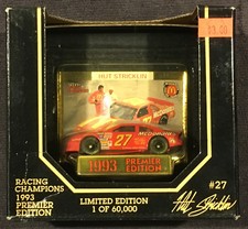 1993 Racing Champions Premier Edition Hut Stricklin 27; 1 of 60,000  