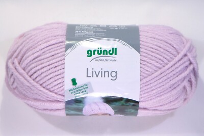 100g Gründl Living - Homedeco - weiche Wolle Garn Stricken Häkeln (39,50 /kg)