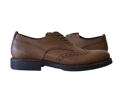Coach Men\'s Banks Leather Boots Size 8D Dark‎ Saddle Brown Derby New (No Box) Coach Men main image 3