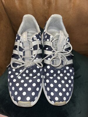 Adidas Polka Dot Navy Women's Athletic Tennis Shoes | eBay