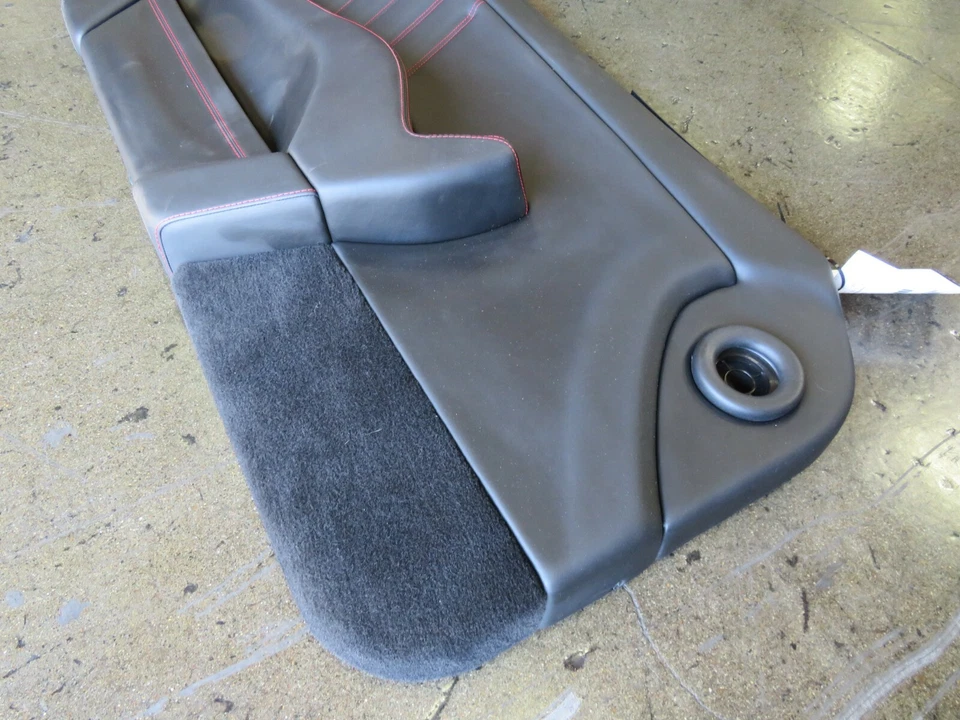 Ferrari 612 Scaglietti, LH, Left, Front Door Trim Panel, Blk/Red Stitch, Used - Image 2 of 4