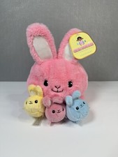 FAO Schwarz Mommy and Babies Bunny Plush NEW WITH TAG 
