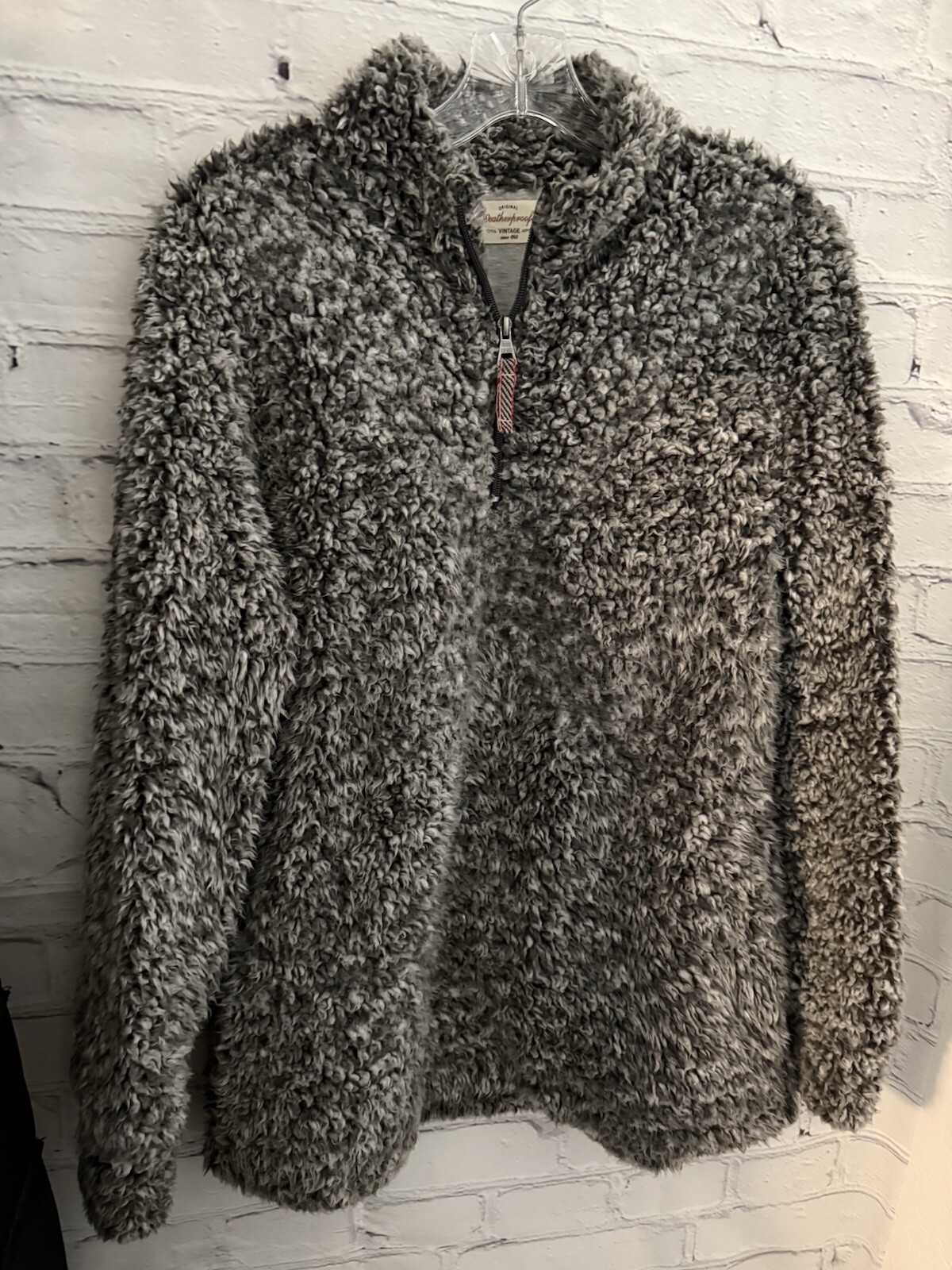 Weatherproof Variegated Gray Pullover Lined Sweat… - image 2