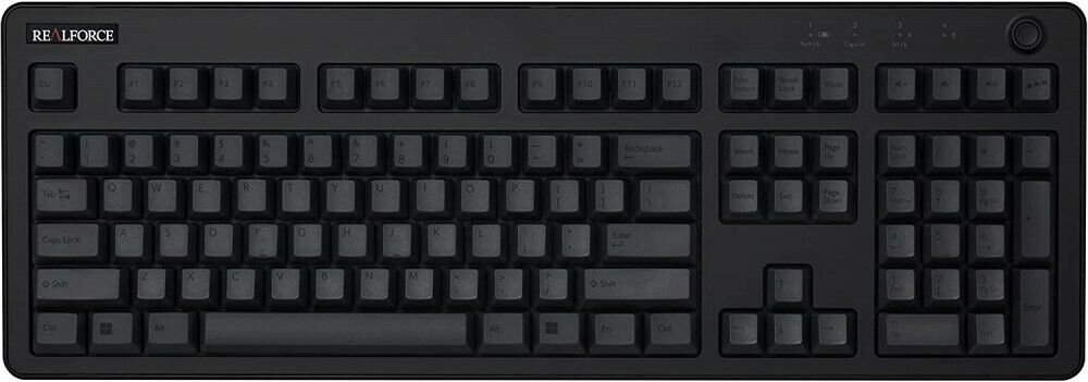 Topre REALFORCE R3/ R3HB11 Bluetooth 5.0 US Layout 108 Keys All45g Dark  Gray New