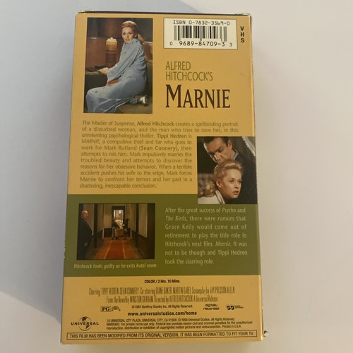 Marnie (VHS, 1999) Alfred Hitchcock - Picture 2 of 4