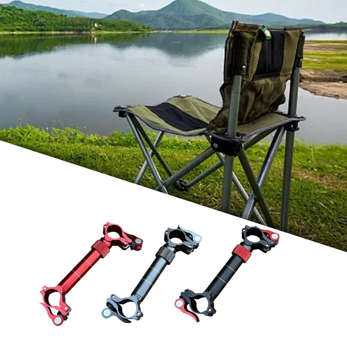 Folding chair with umbrella holder 2025