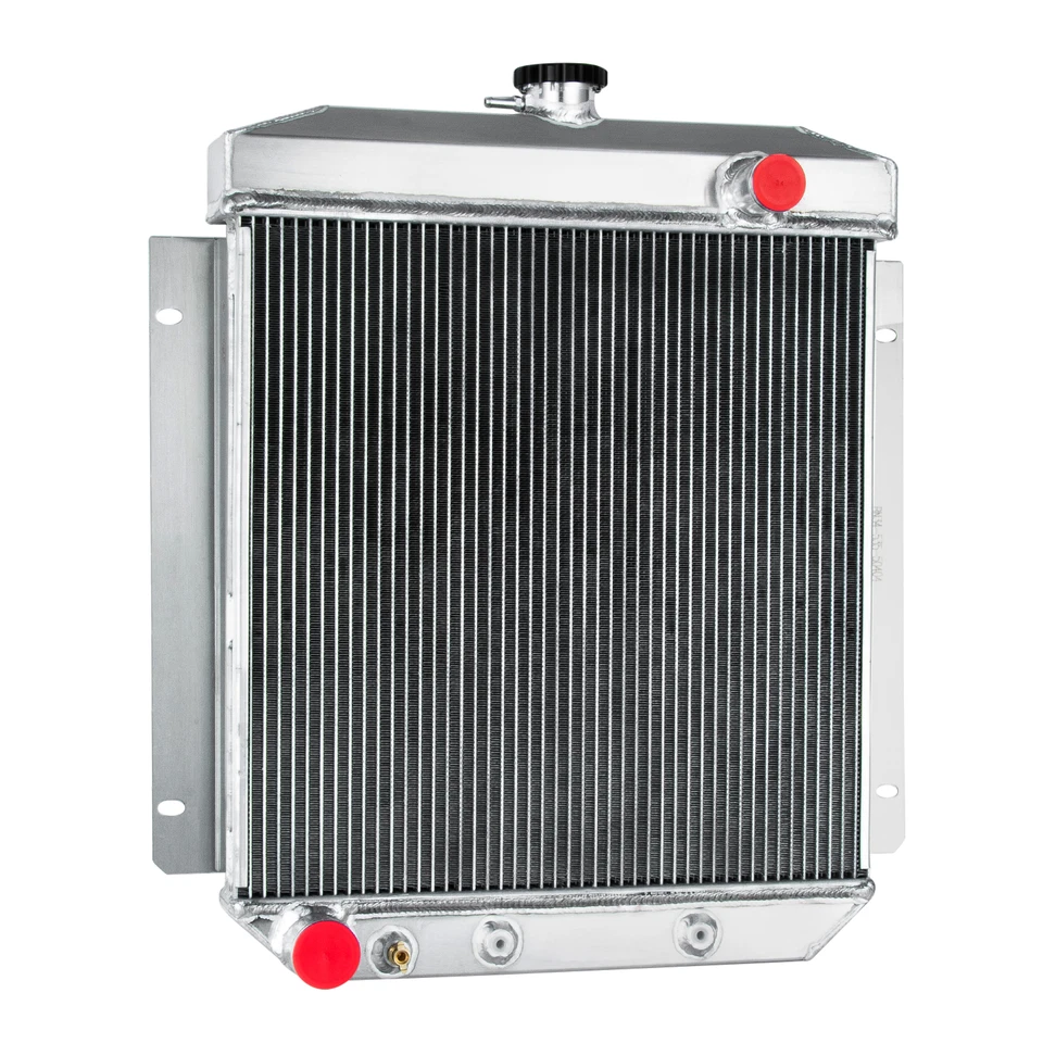 4 Row Aluminum Radiator for 54-56 Ford Customline Fairline Country Squire V8 US — 第 2/4 张图片