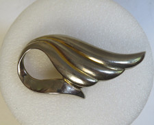 Vintage MZA of New York 1983 Belt Buckle Flame / Wing Design