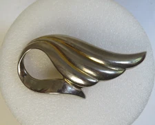 Vintage MZA of New York 1983 Belt Buckle Flame / Wing Design