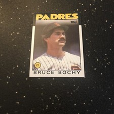 Bruce Bochy 1986 Topps Baseball #608 MLB San Diego Padres Catcher