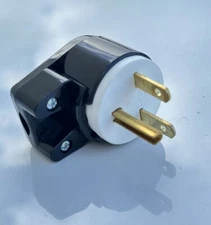 UL Listed Right Angle Nema 6-15P 20A 220V 240V Plug 15A  Industrial 3 Prong Male