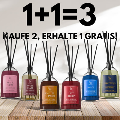 Duftstäbchen Raumduft Diffuser mit 5 Duftstäbchen inspiriert von Luxusparfums