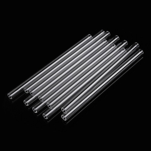 10x Borosilicate Glass Blowing Tubing 6 inch Tubes 7mm OD 1.5mm Thick Wall Pyrex - Afbeelding 4 van 7