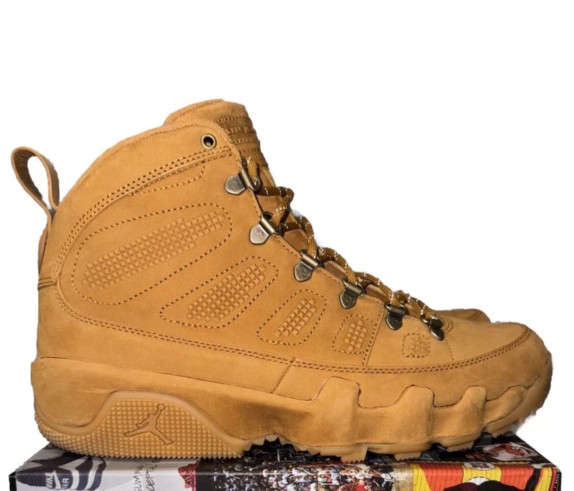 Nike Air Jordan Retro 9 NRG Boot Wheat Flax 1 11 3 4 AR4491