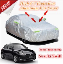 Premium Impermeable Lluvia Protección UV Aluminio Cubierta Coche Cremallera Entrada Suzuki Swift