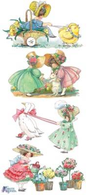 Violette Stickers Easter Girls Spring Parade Crafts Planner Supply Scrapbook