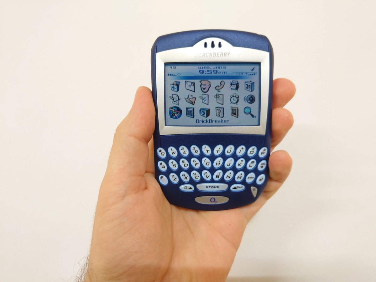 RARE BlackBerry 7230 Blue Unlocked collectors item QWERTY mobile