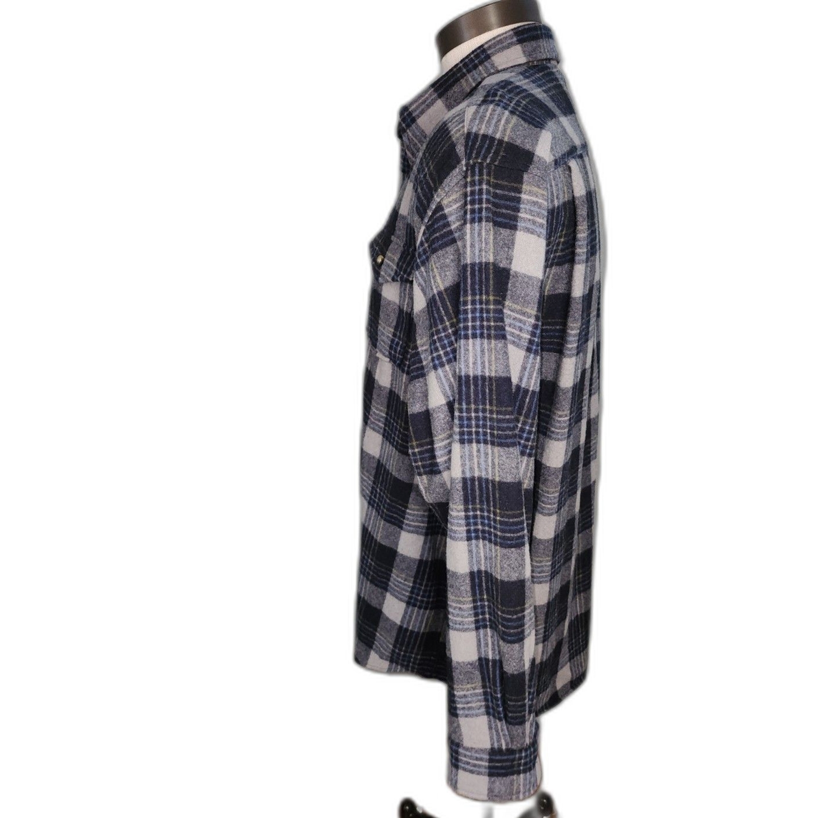Pendleton Plaid Wool Flannel Button Up Shirt Size… - image 3