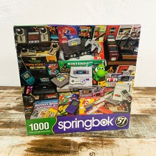 GAMER'S TROVE Springbok 1000 Piece Jigsaw Puzzle Retro Video Games Nintendo