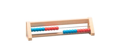 Rechenrahmen 20er Zahlenraum rot/blau RE-Wood  Abakus Zählrahmen Rechenschieber