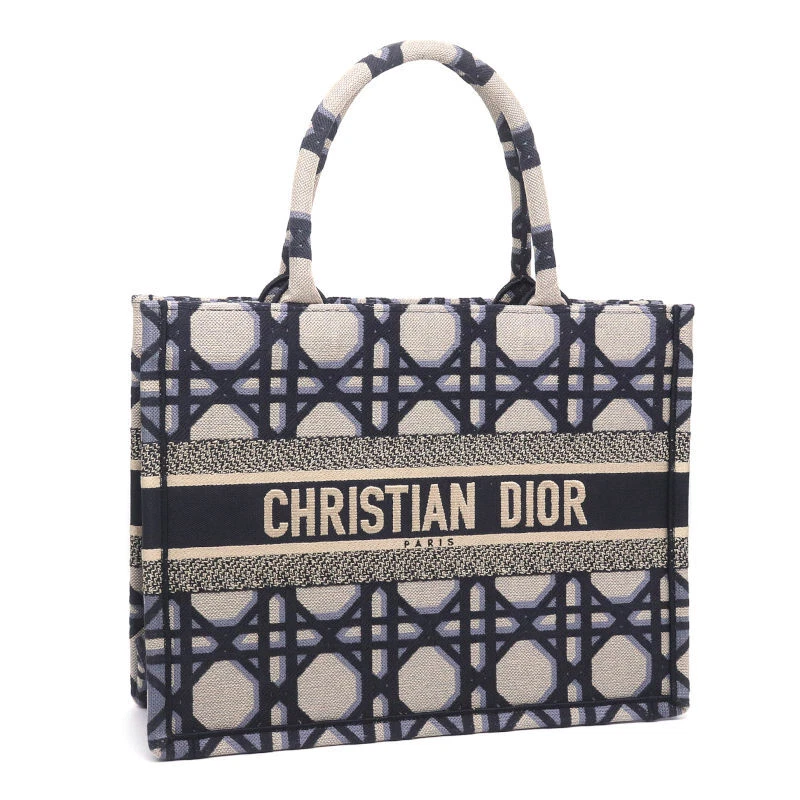 CHRISTIAN DIOR BOOK TOTE BAG MEDIUM M1296ZZAU_M928 MACRO CANNAGE W36XH27XD17CM