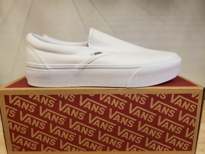 women's platform slip on vans