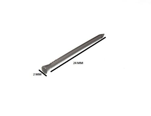 Panel pins tack nail 25 mm ZP steel pack size 10000