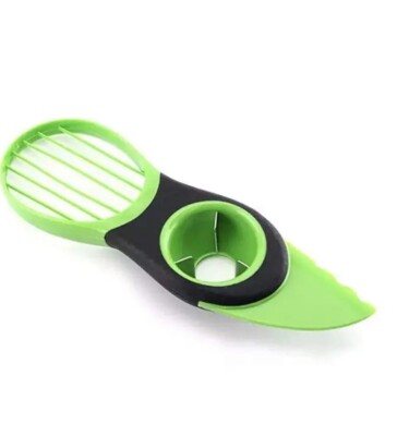 3 in 1 Avocadoschneider Avocadoschneider Obst & Gemüseschäler grün 