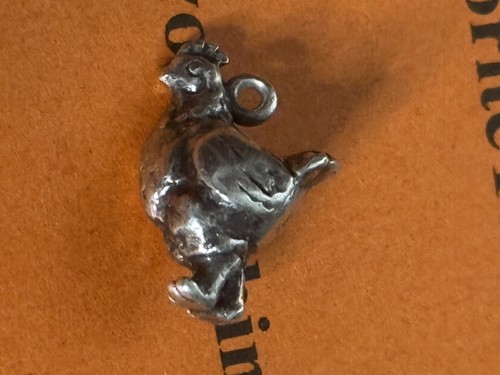 James Avery Sterling Silver Retired Happy Hen Charm