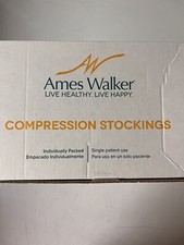 Ames Walker Diabetic Compression Stockings, Made In The USA 6pk