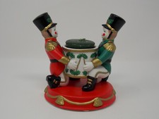 PARTYLITE Double Toy Soldier Christmas Votive Candle Holder