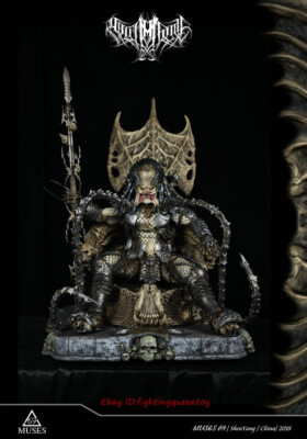 MUSE69 Studios Predator Throne Resin Statue Model 31'' High