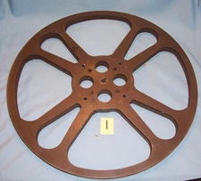 16MM 1600' 13.75" GOLDBERG BROS Motion Picture FILM Movie Projector Take Up Reel