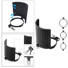 Professional Microphone Isolation Shield, Filter, Studio Mic Sound Absorbing