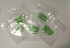 SmellyProof CLEAR NEW Smell Proof Bags Medium 6.5 inch by 6.5 inch - PACK OF 5
