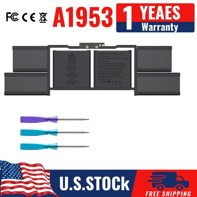 A1953 Battery for Apple MacBook Pro 15 inch A1990 Mid 2018 2019 EMC 3215 3359