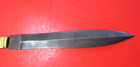 ENGRAVED BONE NW COAST SPEAR POINT KNIFE CARVED LEG INUIT ANTIQUE MARKED CEREMON — photo 4