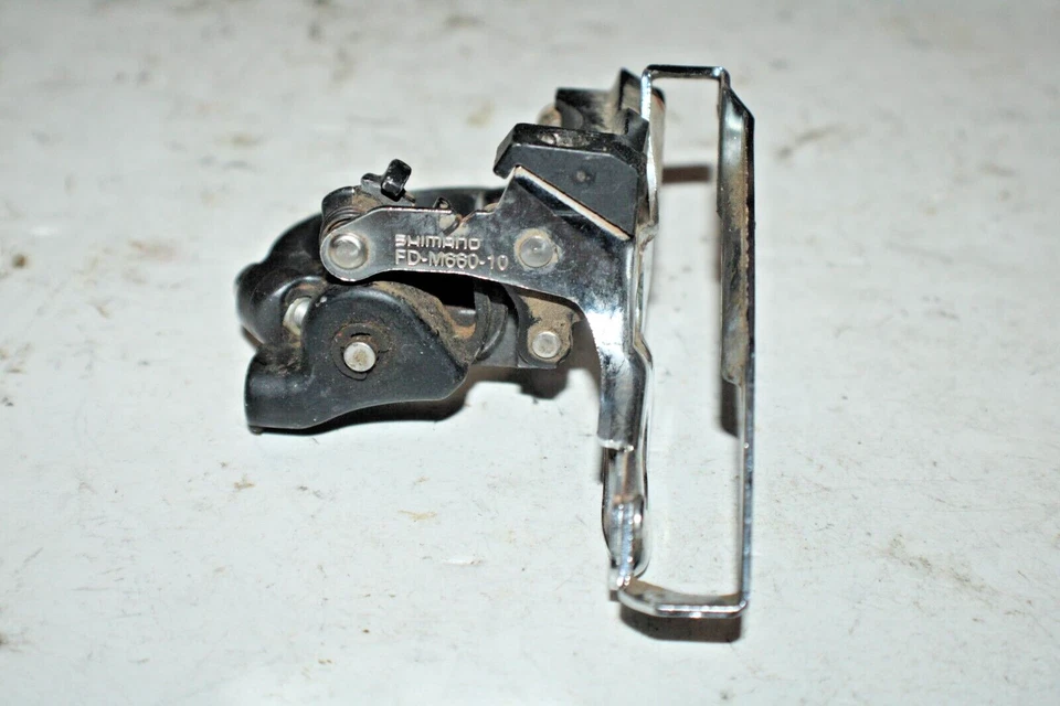 Shimano SLX Double Front Derailleur 34.9mm FD-M660-10 MTB Top-Pull USA Shipper:) - Image 3 of 4