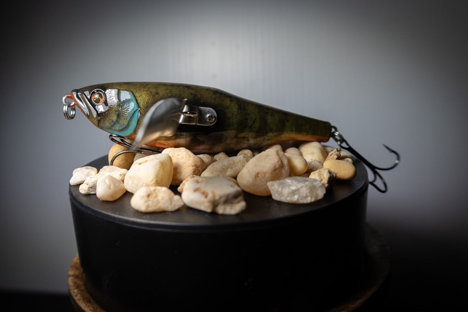 Reel Zeal Custom Lures Custom Painted "Bluegill"  Topwater Crawler Fishing Lure