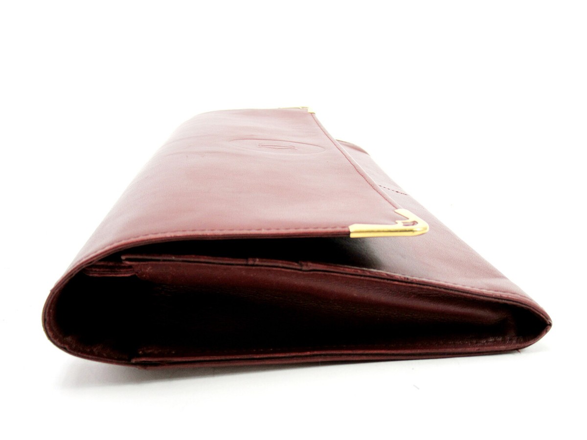 バッグ Cartier MustLine Bordeaux Leather Clutch s-l400.jpg