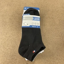 Pesail Classic Men's Size 40-46 Black Gray White Low Cut Ankle Socks NWT 3 Pairs