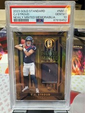 CJ Stroud 2023 Gold Standard Newly Minted Psa 10 Low Pop