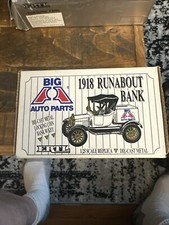 Vintage 1990 ERTL 1918 Runabout Bank 1/25 Scale Replica Die Cast Metal Car