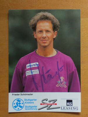 pk19,78) Autogrammkarte mit Autogramm  Frieder Schömezler Stuttgarter Kickers