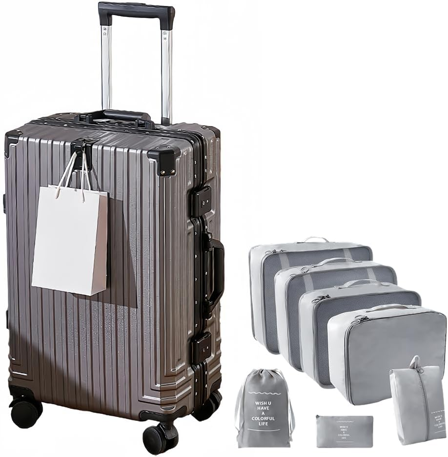 Aluminum Frame Carry-On Luggage, Hardside Carry-On Suitcase